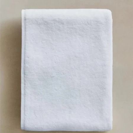 SERVIETTE DE BAIN COTON ÉPONGE UNIE (600 GXM²)