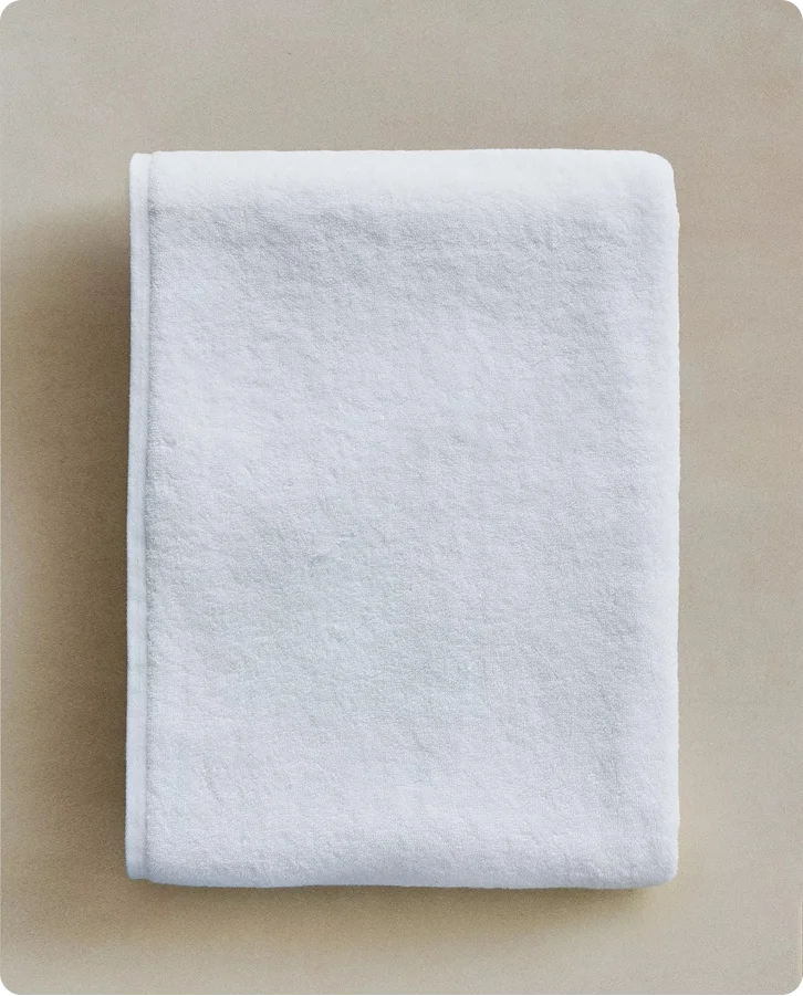 SERVIETTE DE BAIN COTON ÉPONGE UNIE (600 GXM²)