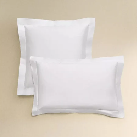 TAIE D’OREILLER VOLANTS POLY COTON (300 FILS)